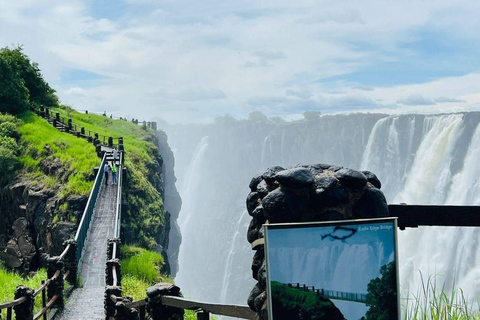 Tour guidato delle Cascate Vittoria lato Zambia