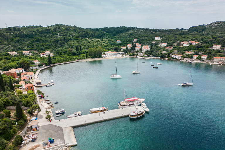 Dubrovnik/Cavtat: Blue Cave & Elaphiti with Food/Drinks From Dubrovnik Old Town