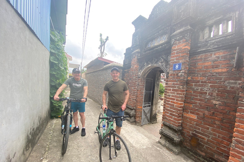 Fiets door het verborgen platteland van Hanoi: een fiets van een halve dag