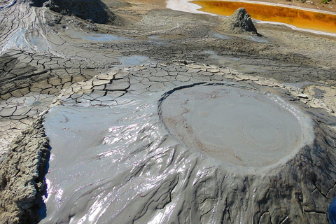 Gobustan, lervulkan, brinnande land och eldtempel