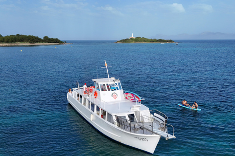 Alcudia Maiorca: Pôr do sol em barco com comida e bebida incluídasAlcudia, Maiorca: Pôr do sol num barco com comida e bebida incluídas