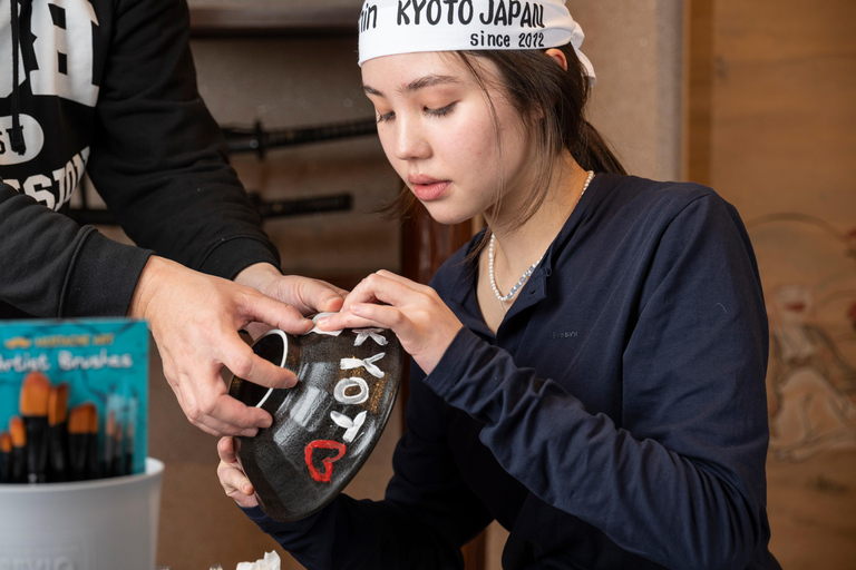 Kyoto: Pittura di ciotole di ramen e lezione di cucina Michelin
