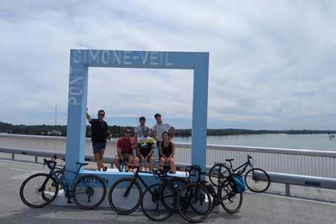 Bordeaux: Tour storico in bicicletta dei Tre Ponti