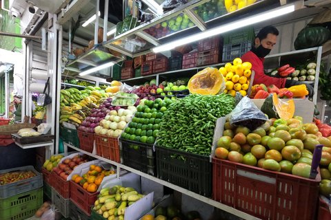 Bogotá: Botanical Garden Sightseeing Tour and Visit to the Paloquemao Market with Fruit Shared Sightseeing Tour + Tickets + Fruit
