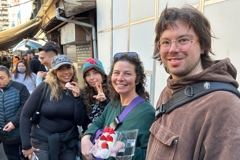 Excursão a pé pelo mercado de peixe de TsukijiExcursão a pé ao Mercado de Peixe de Tsukiji