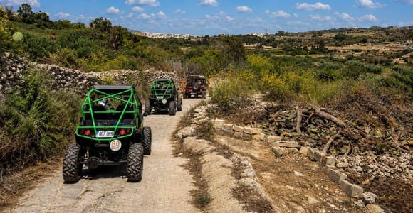 Malta: Full-day Self Drive Buggy tour, Lunch & Swim Stop