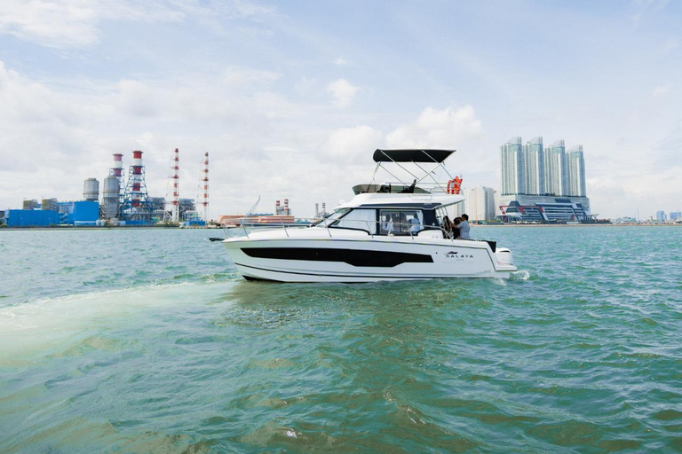 Yakarta: yate privado de lujo para fiestas y celebraciones al atardecer.Yate privado de 2 horas al atardecer (4:30 p. m.-6:30 p. m.)