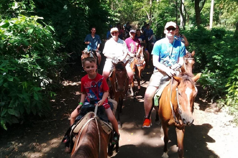 Damajagua Waterfalls & Horseback Riding with Lunch