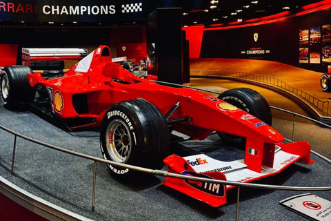 Abu Dhabi: Ferrari World private tour SUV with Entry Tickets