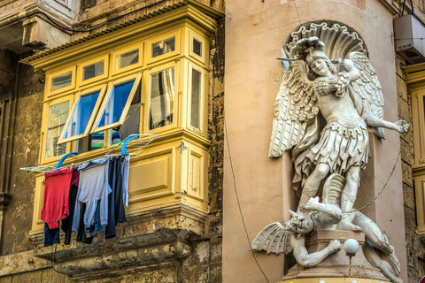 Malta: Valletta Audio Guided Walk & HO-HO Bus Tour Option Malta: Hop-On Hop-Off Bus Tour & Valletta Audio Guided Walk