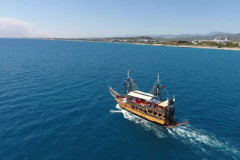 Bodrum: Pirate Party Boat with Lunch & Swim Stops Pirate Party Boat with Lunch & Hotel Transfers