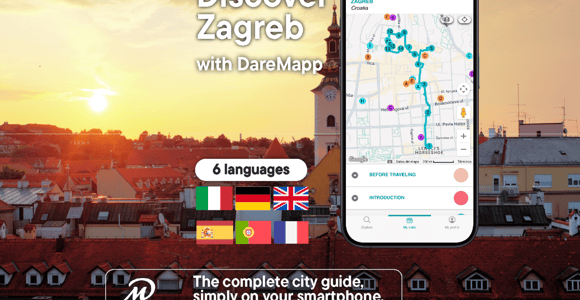 Zagreb: Guided Tour with Your Mobile Phone