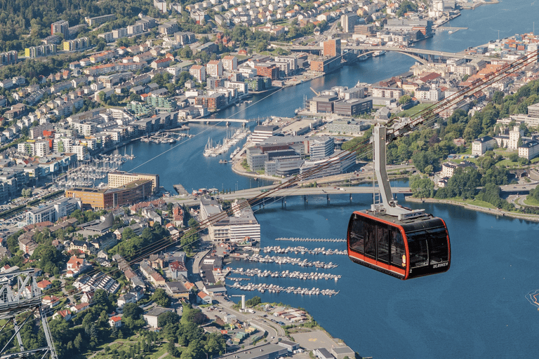 Bergen: Ingresso de ida e volta para o teleférico Ulriken