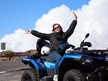 Tenerife: Teide Quad al Teide con vistas a las islas