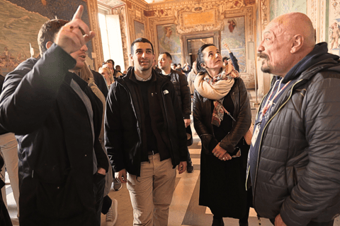 Roma: Museos Vaticanos, Visita a la Capilla Sixtina con Entrada a la BasílicaMuseo Vaticano/Capilla Sixtina Visita guiada y acceso a la Basílica