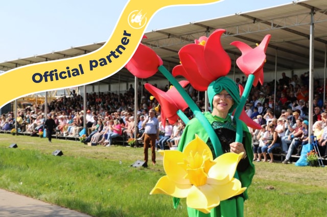 Amsterdam: Day trip Flower Parade (grandstand) + Keukenhof