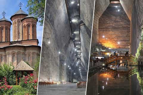 Bucarest : Mine de sel et monastère de Snagov, tombeau de Dracula, excursion d'une journée