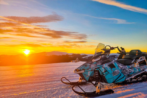 Snowmobile Tour In Bucegi Mountains Guided Snowmobile Tour