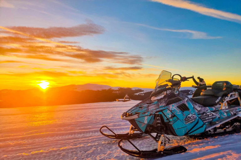 Snowmobile Tour In Bucegi Mountains Guided Snowmobile Tour