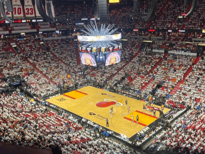 Insiders - Miami Heat presented a courtside ticket to