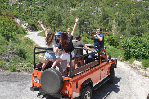 Antalya: Ganztägiges Jeep Safari Abenteuer mit Mittagessen