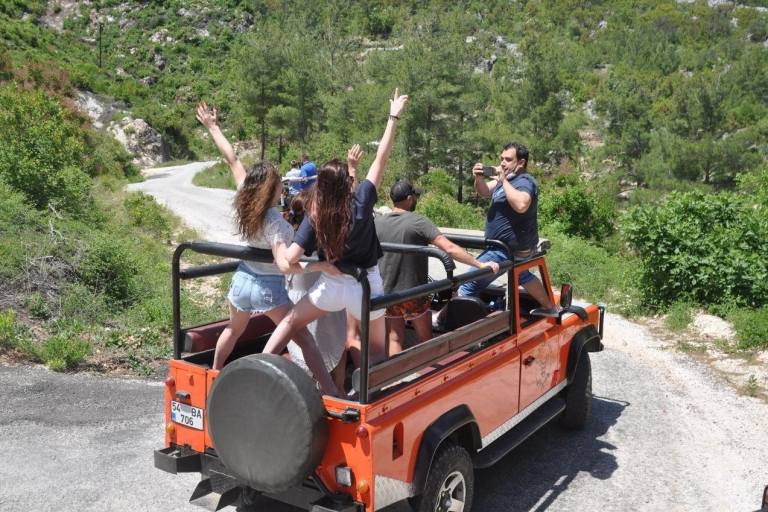 Antalya: Jeepsafari-avontuur van een hele dag met lunch