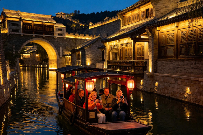 Beijing: Great Wall & Gubei Water Town Day to Night Tour Private Group Gubei Water Town & Simatai Great Wall Day Trip