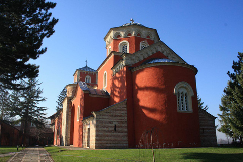 De Belgrade : Visite des monastères médiévaux de Zica et Studenica