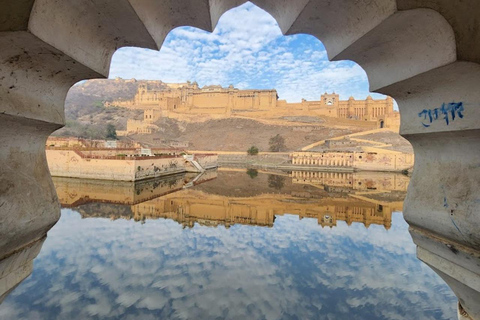 Jaipur's Royal Trio: AC Car, Tuk-Tuk & Guided Cultural Tour Tour by Tuk-Tuk Guide not included