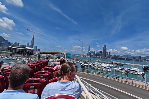 Hong Kong: Fast Track Peak Spårvagn &amp; BigBus Sightseeing med hop-on hop-off