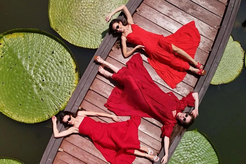 Phuket: Giant Water Lily Pond Options Drone Video+Old Town Lily Pond Group Combo Photo+Drone Video+Old Town+Khao Rang