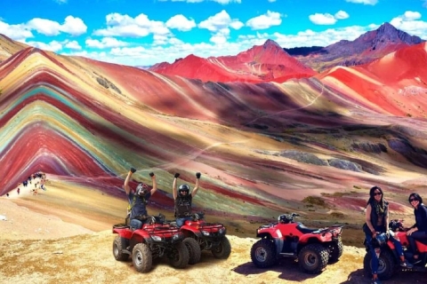 Cusco: Excursie Raimbow Berg Vinicunca in ATVVerken de berg van 7 kleuren Vinicunca ATV (quads)