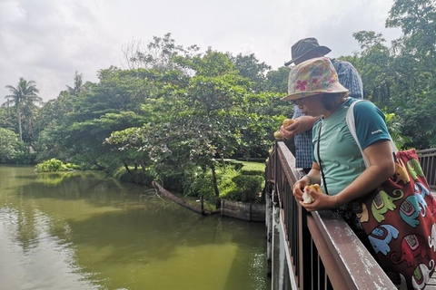 Tour nella giungla di Bangkok in Tuk-Tuk, motoscafo a coda lunga e risciòGiro in risciò di mezza giornata a Bangkok e tour a piedi