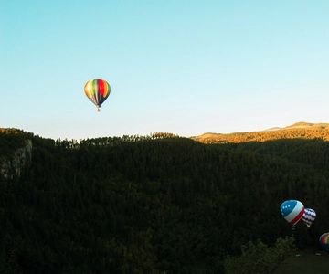 Custer: Black Hills Hot Air Balloon Flight at Sunrise