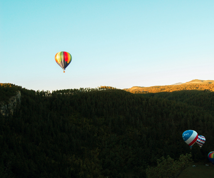 Custer: Black Hills Hot Air Balloon Flight at Sunrise
