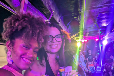 Cartagena: Chiva Party Bus, Dinner, Dance Lesson, & Club