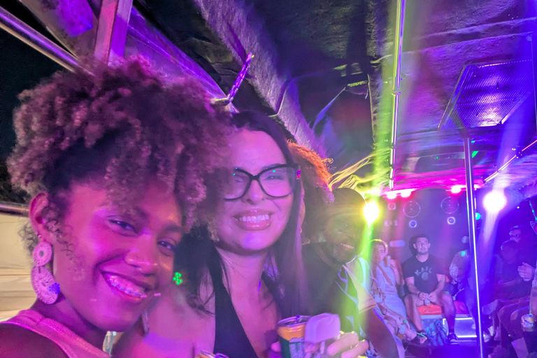 Cartagena: Chiva Party Bus, Dinner, Dance Lesson, & Club
