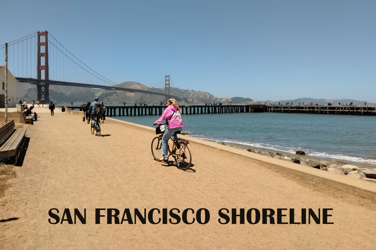 San Francisco: Mit dem Fahrrad zur Brücke und zurück mit der FähreTandemfahrrad