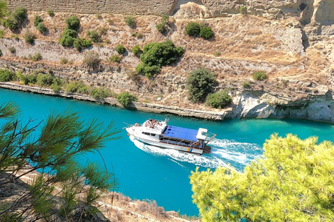 Canal de Corinto: travesía en barco con fondo de cristal St. Andreas