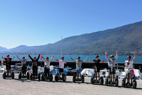 Segway hike 2h00 Aix les Bains between lake and forest Segway ride information