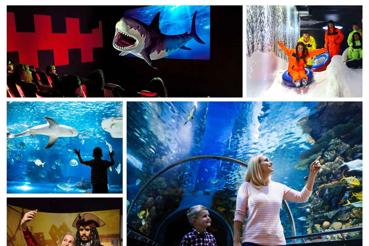 Antalya: Aquarium, Wax Museum, Snow World & Wild Park Ticket