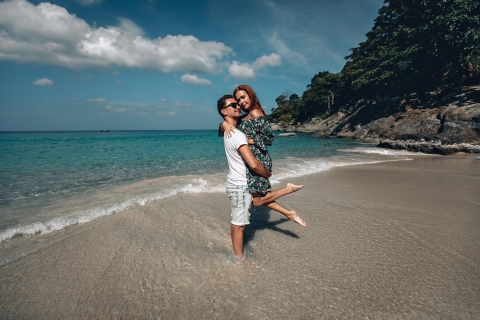 Phuket: couple photoshoot at Surin Beach VIP (50photos)