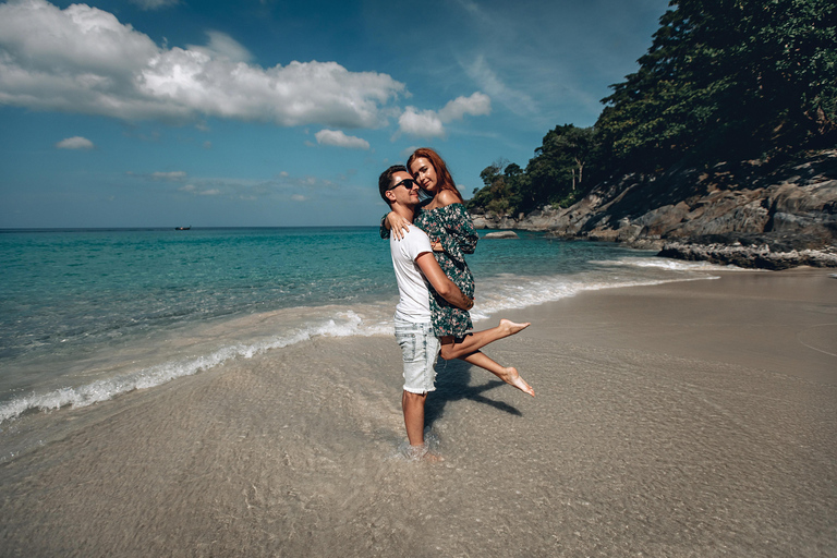 Phuket: parfotografering på Surin BeachFotografering på stranden (50 professionellt redigerade bilder)