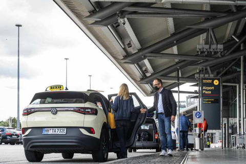 Depuis Tirana : Transfert aéroport privé ↔ à l&#039;hôtelTaxi Tesla