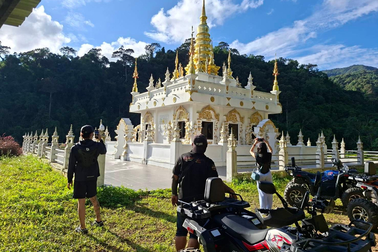Chiangmai S : Guided ATV Adventure with Waterfalls & Temples