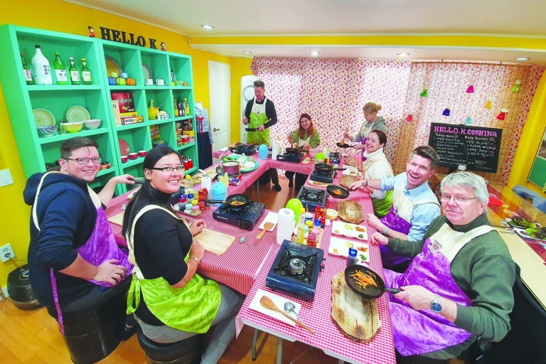Séoul: cours de cuisine coréenne dans une maison locale et une visite du marché