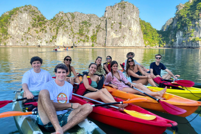 Hanoi/Hafen : 2-tägige Ha Long &amp; Lan Ha Bucht auf LuxuskreuzfahrtenLimousinenbus von Hanoi nach Ha Long