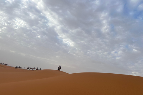 From Marrakech: 4-Day Camel Ride & Sahara Camp Experience From Marrakech : 4 days desert group tour (luxury camp)