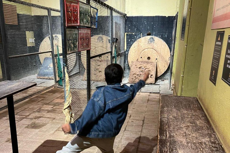 Bogotá: Tejo Game and Food Tasting, Anthony Bourdain Style
