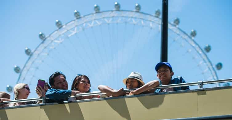 Londres: Big Bus Hop-on Hop-off, Cruzeiro Fluvial e London Eye